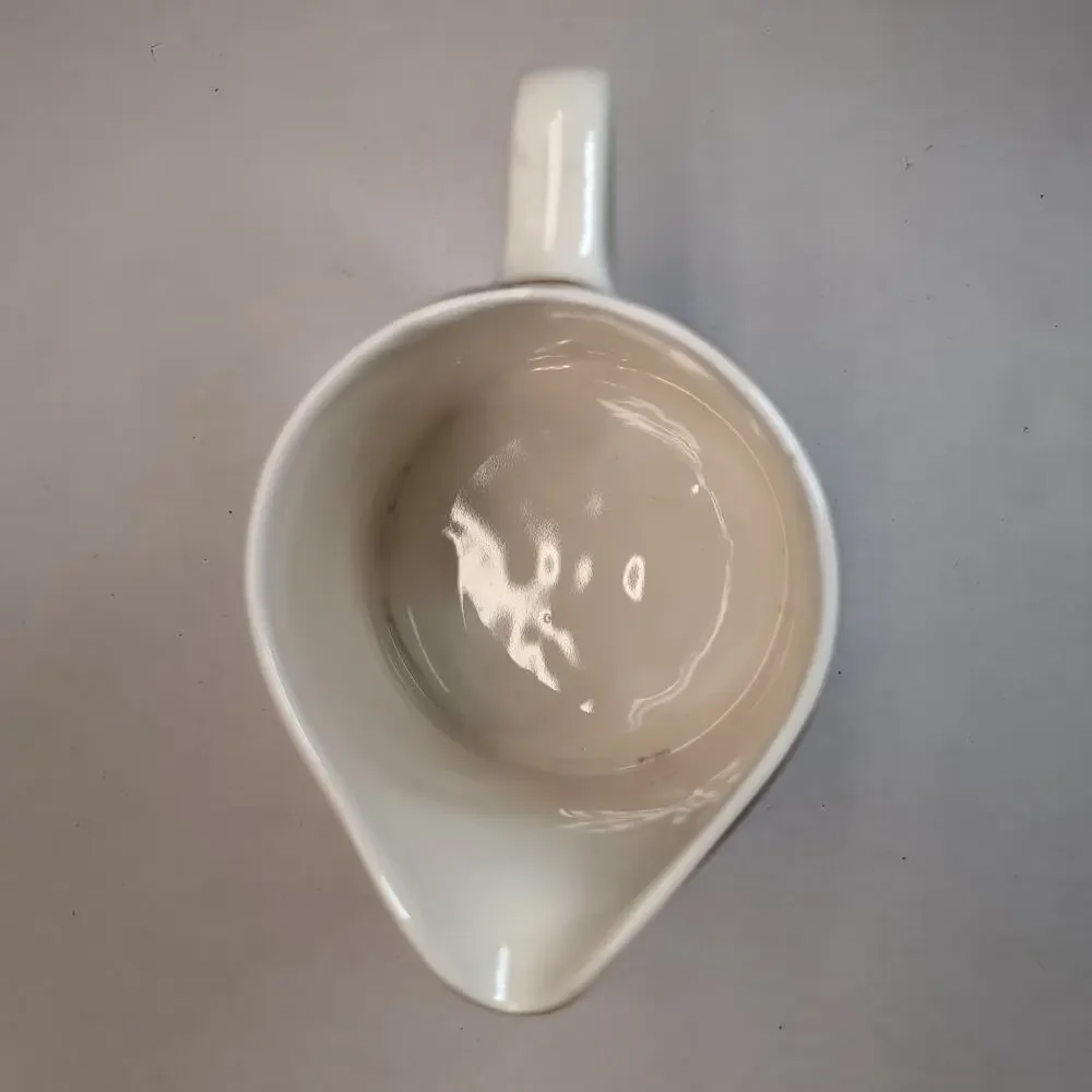 Vintage Sabin China Cathy Rose‎ Pitcher Smooth Edge Gold Trim